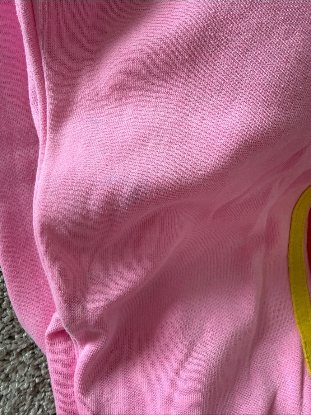 Aviator Nation Pink Sweatpants with Rainbow Side Stripes - Picture 5 of 5